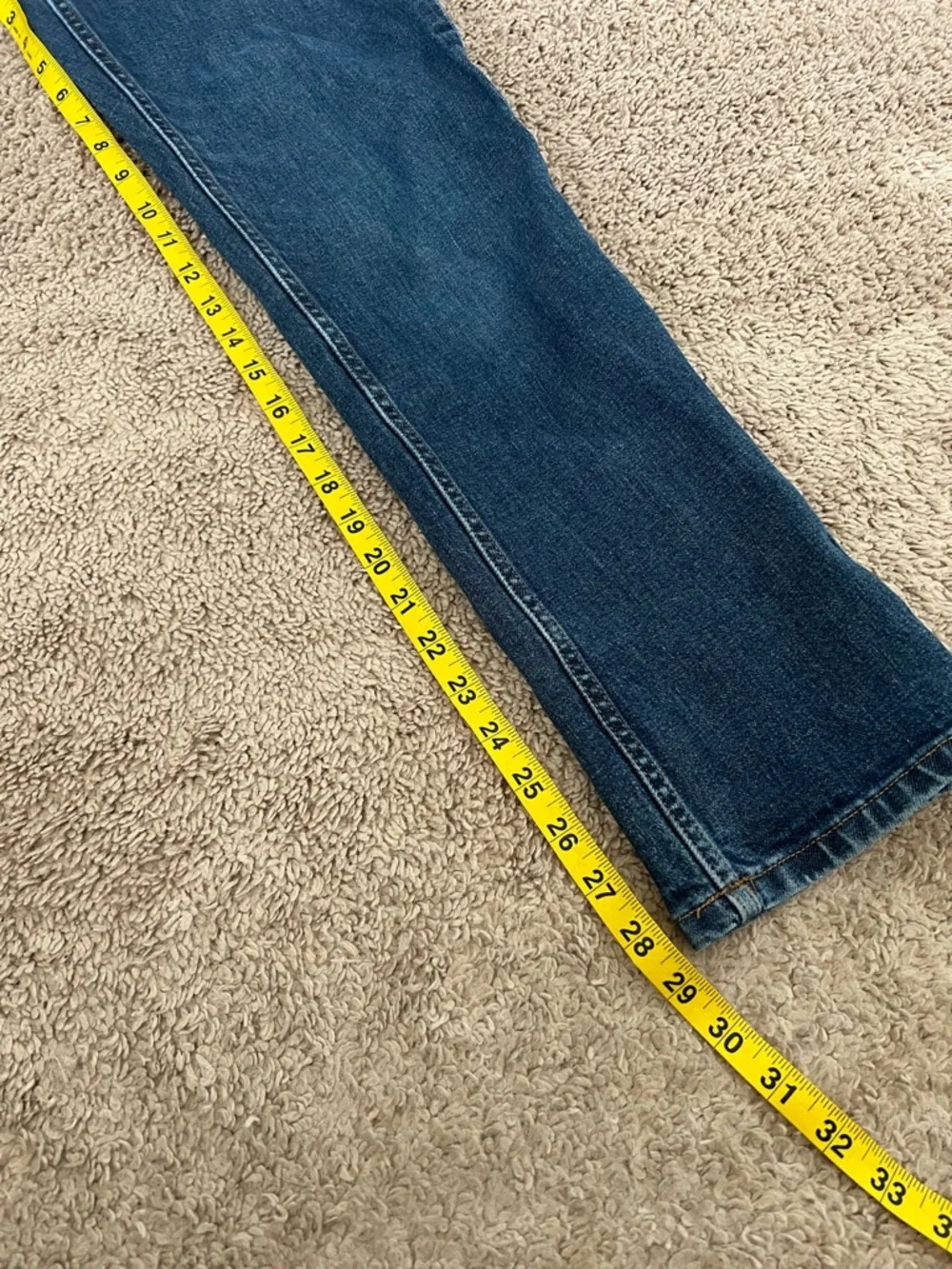 Everlane 29” Waist Straight Leg Jeans Dark Wash Blue - Picture 7 of 7